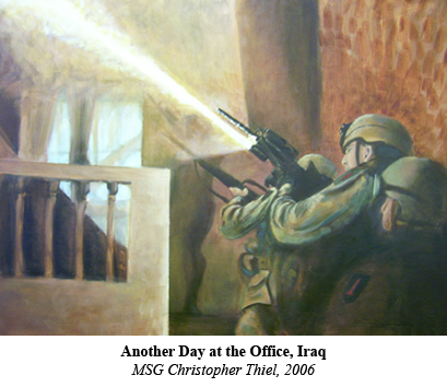 Another Day at the Office, Iraq.  By MSG Christopher Thiel, 2006.