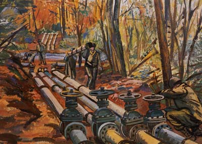 Painting, Pipeline Construction