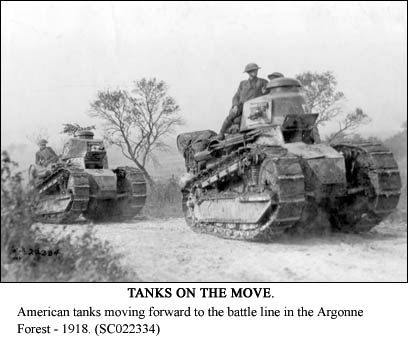TANKS ON THE MOVE