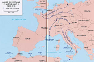 Allied Operations In World War II 1942-1945