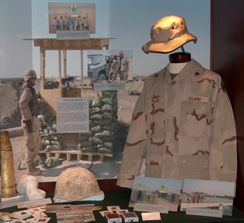 Photo: The Iraq exhibit at the USARC Museum.
