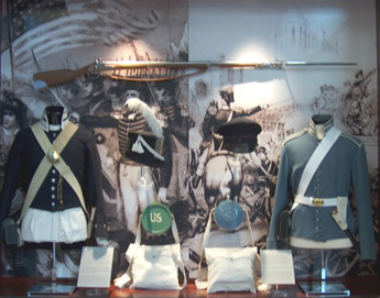 Photo: An 1812 display at the museum. 