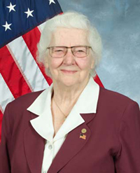 Photo: Mrs. Marion Sydenham-Ball, Fort Lewis Civilian Hall of Fame, 2006. Photo courtesy of the Fort Lewis Training Support Center, 17 January 2006.