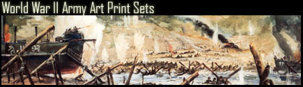 World War II Army Art Print Sets