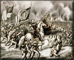 General Meagher at 
	  the Battle of Fair Oaks