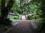 Photo: Path leading directly to the front gate of Fort Clatsop.  