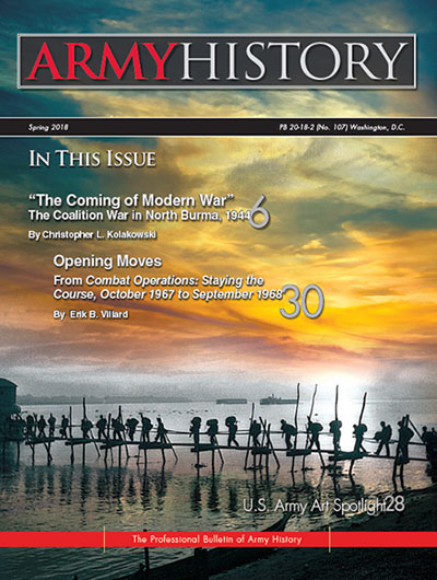 Spring 2018 Issue of Army History Magazine