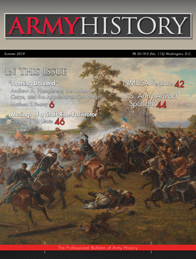 Army History, Issue 112, summer 2019