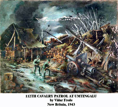 112th CAVALRY PATROL AT UMTINGALU