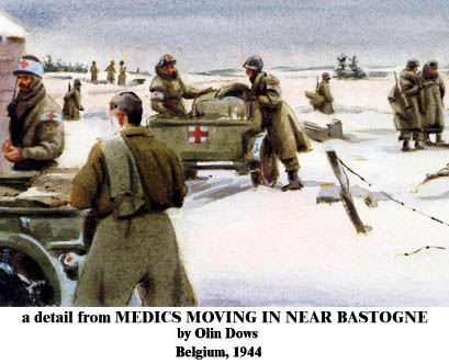 Medics Moving in Near Bastogne