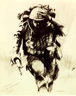 Image Drawing, 9th Infantry Division GI