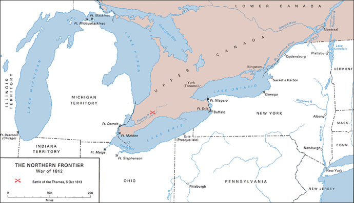 The Northern Frontier, War of 1812