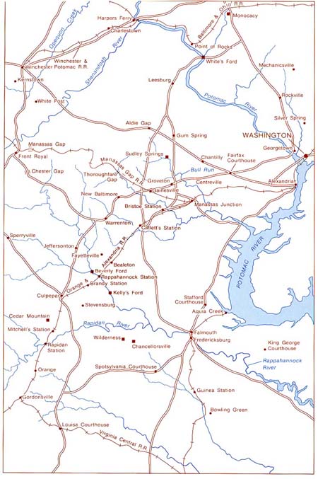 Map, Northern Virginia