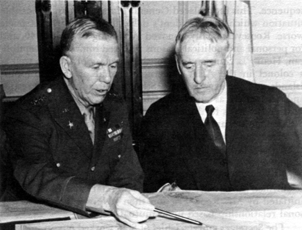 Picture - Marshall and Stimson. (Photograph taken in 1942.)