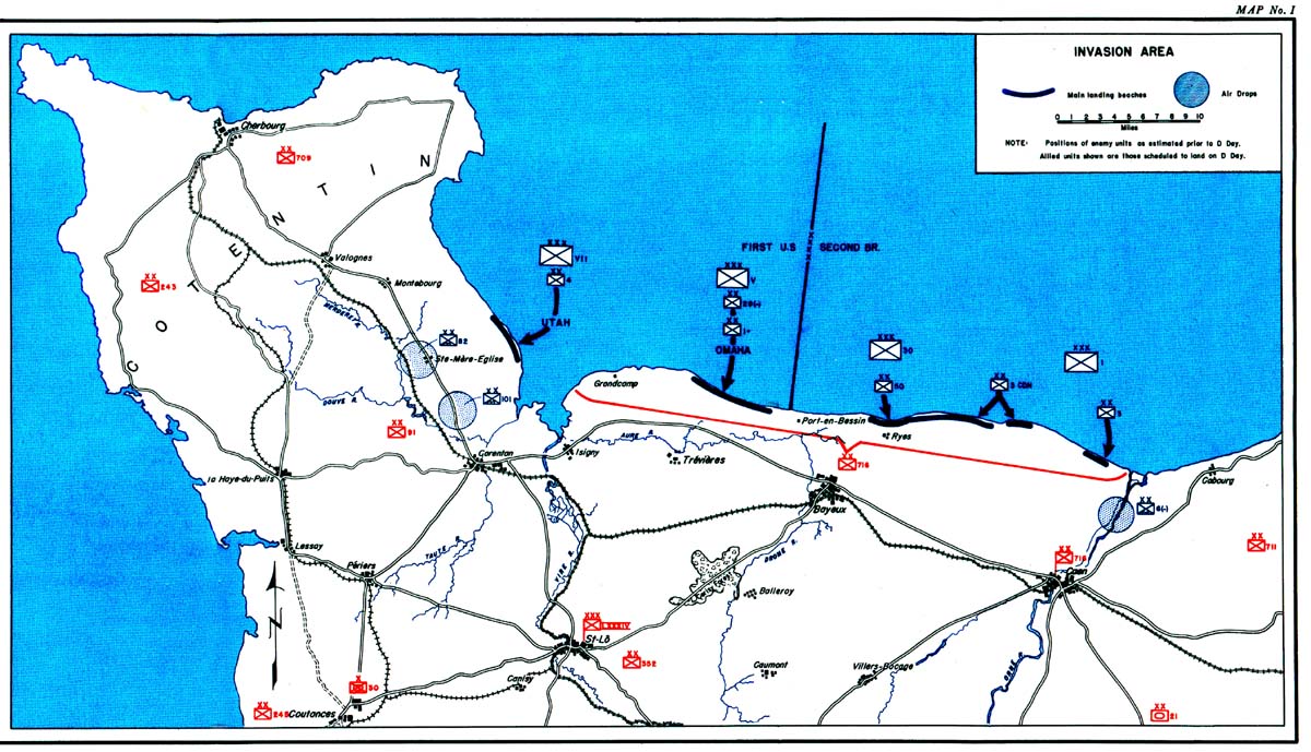 maps of omaha beach