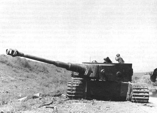 Photo:  Tiger tank captured in Tunisia