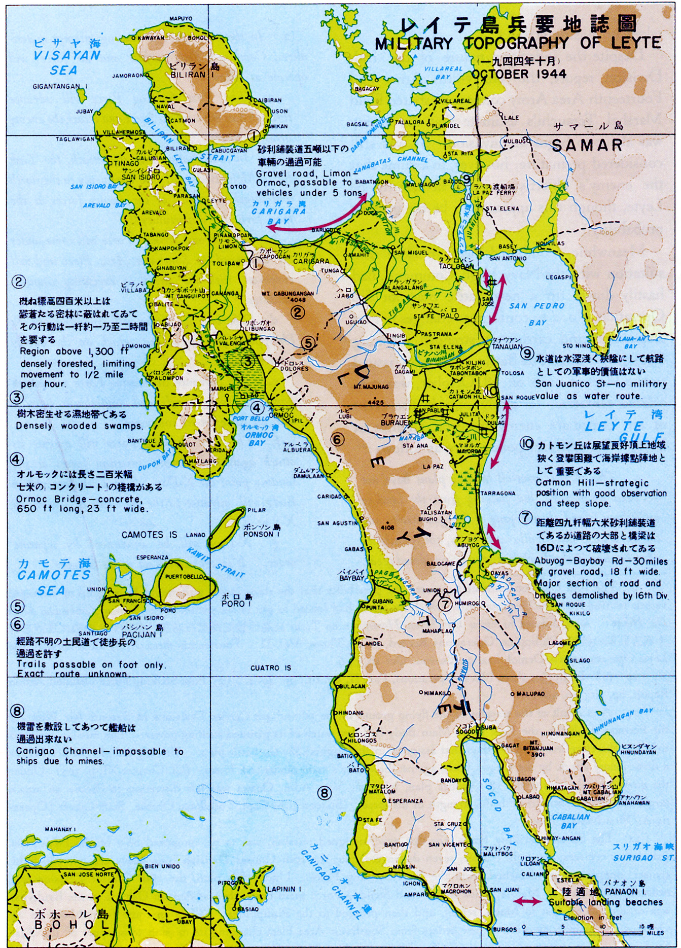 Leyte Philippines Map