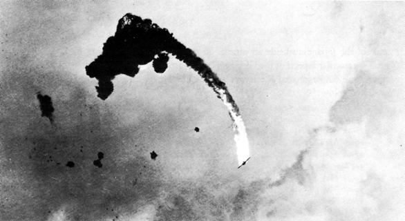 Photo: JAPANESE AIR RAIDS ON OKINAWA