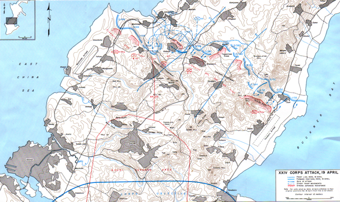 Map XIX: XXIV Corps Attack, 19 45