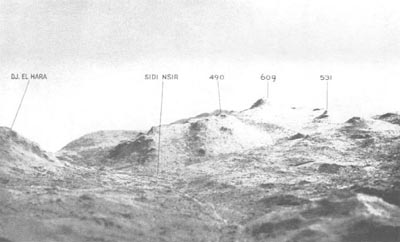 Hill Position in the Line of the Advance to Hill 609 from the West
