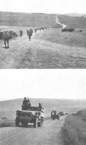 American Infantry on the Road to Mateur