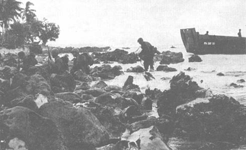 photo: Troops on Red Beach 1
