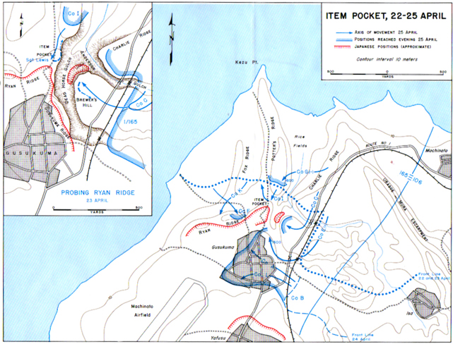 Map XXIII: Item Pocket, 22-25 April 1945