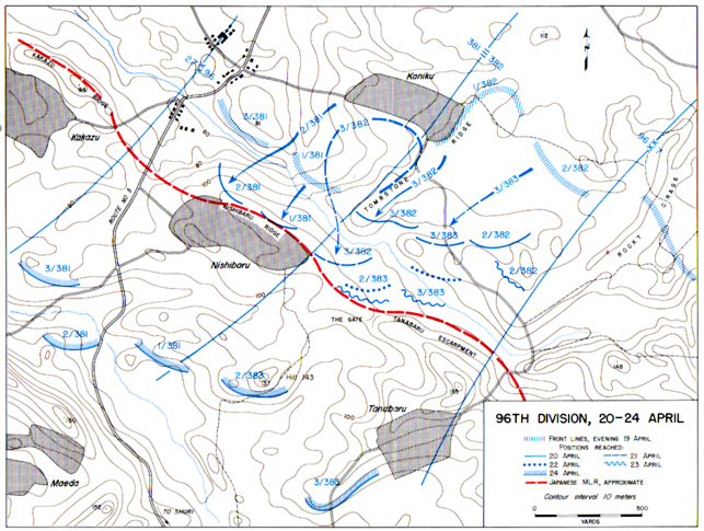 Map XXVI: 96th Division,20-24 April 1945