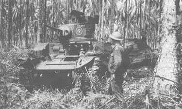 Photo: American Light Tanks Manned by Australians