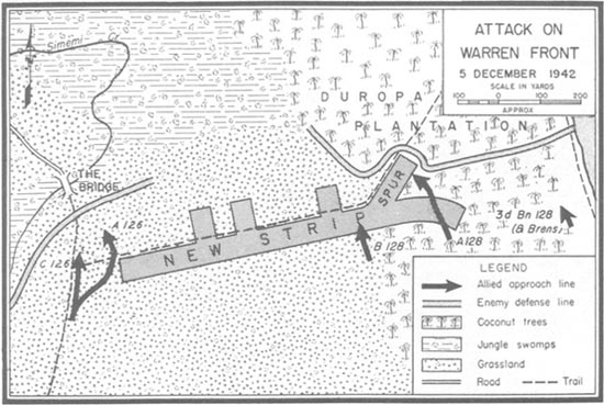 Sketch No. 2: Attack on Warren Front, 5 December 1942