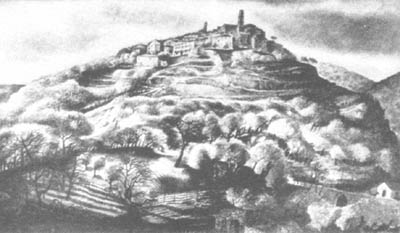 Sketch: View Of Altavilla