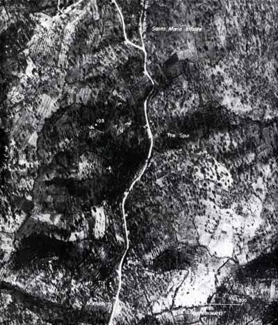 Aerial photo of terrain