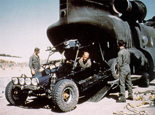 Unloading the Versatile Chinook Helicopter