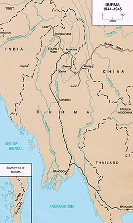 Burma - 1944-1945 (map)