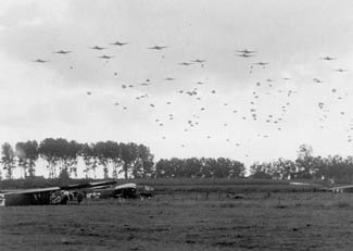 82d Airborne Division drop near Grave in the Netherlands.