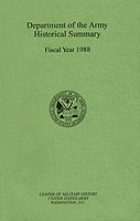 Department of the Army Historical Summary: Fiscal Year 1988