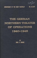 THE GERMAN NORTHAN THEATER OF OPERATIONS, 1940-1945 (DA Pam 20-271)