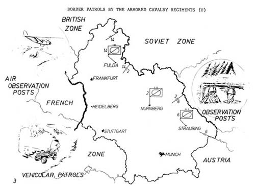 Figure 2: Border Patrols By The Amored Cavalry Regiments