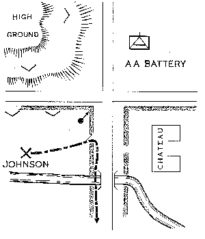 Map/Diagram, Johnson's movements