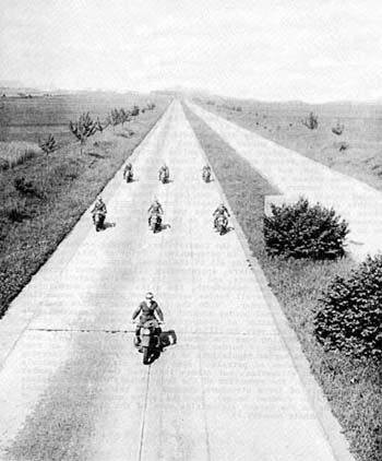 Photo: The Constabulary used motorcycle to patrol the highways, including those next to the border. Motorcycles and horses were soon phased out of operational patrols, but some horses were retained for ceremonial purposes.