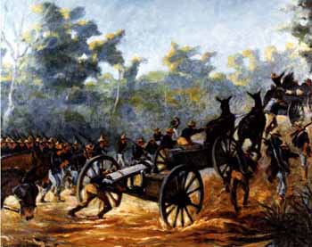Painting, The Gatling Guns