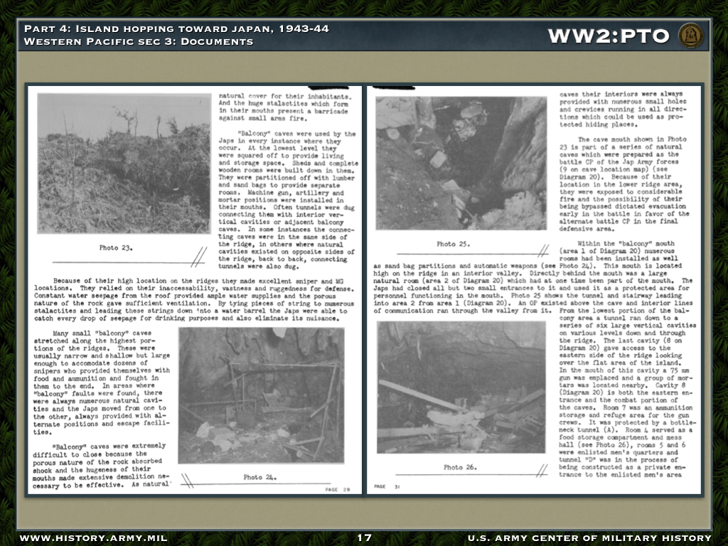 Western Pacific Documents - Asia-Pacific Theater of Operations - The ...