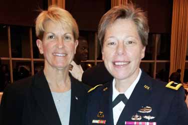 Brig. Gen. Tammy Smith is pictured here with her wife