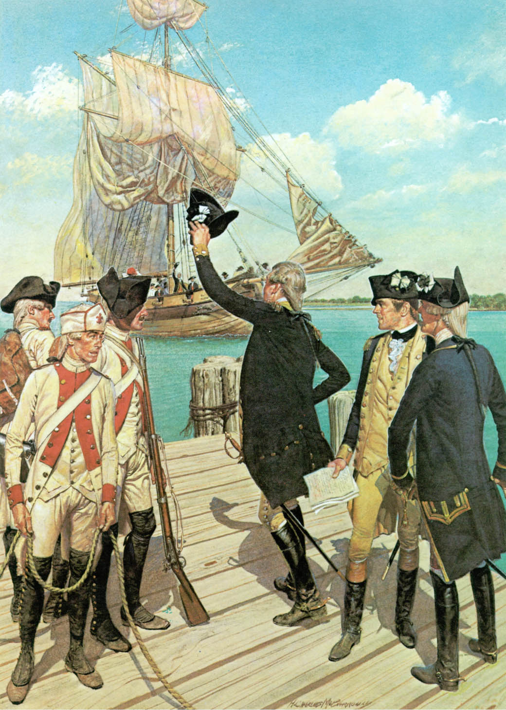 which countrys navy helped america during the revolutionary war
