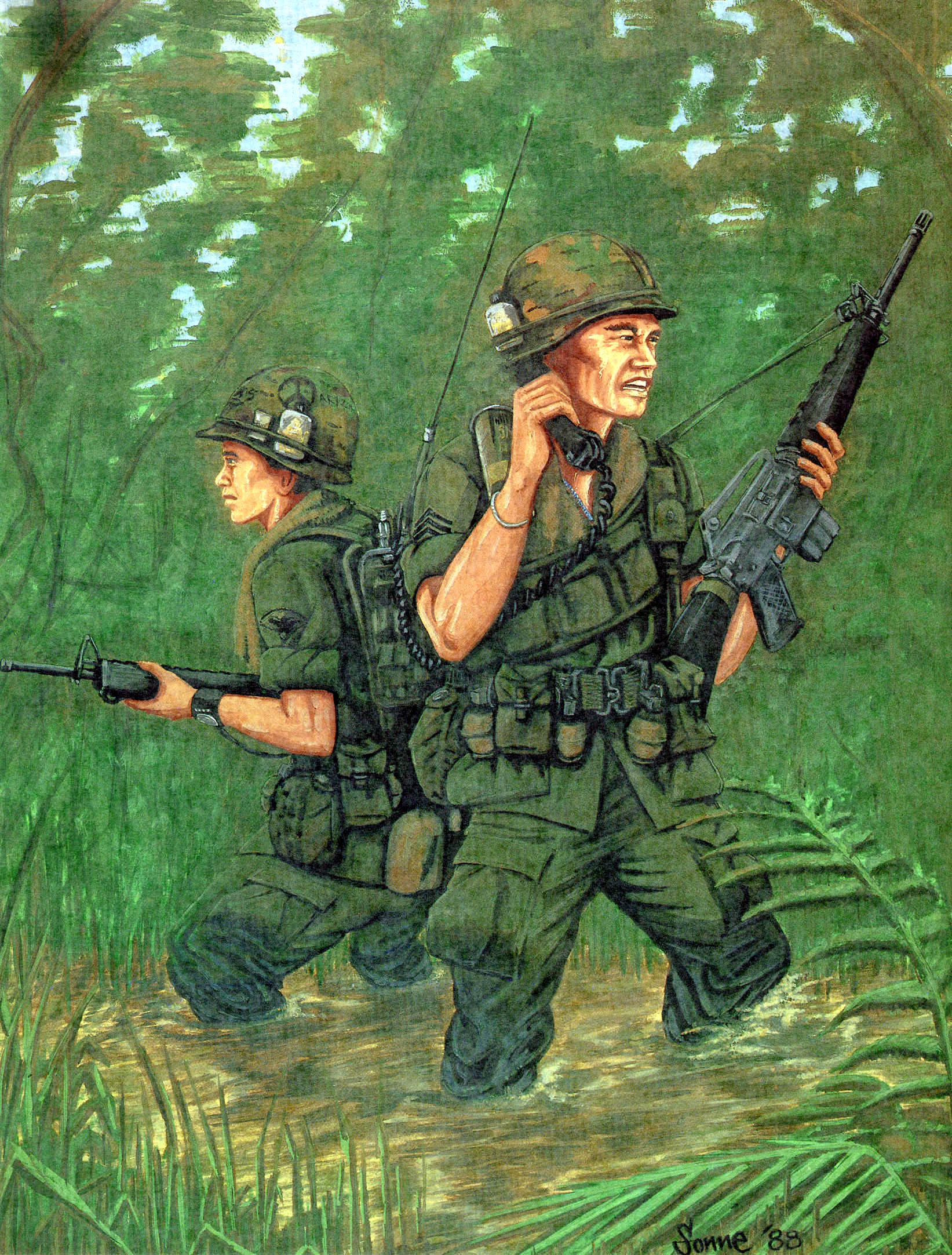 Vietnam War In Action In Color