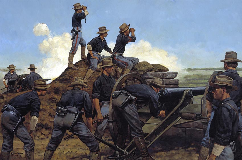 American Civil War Artillery Art
