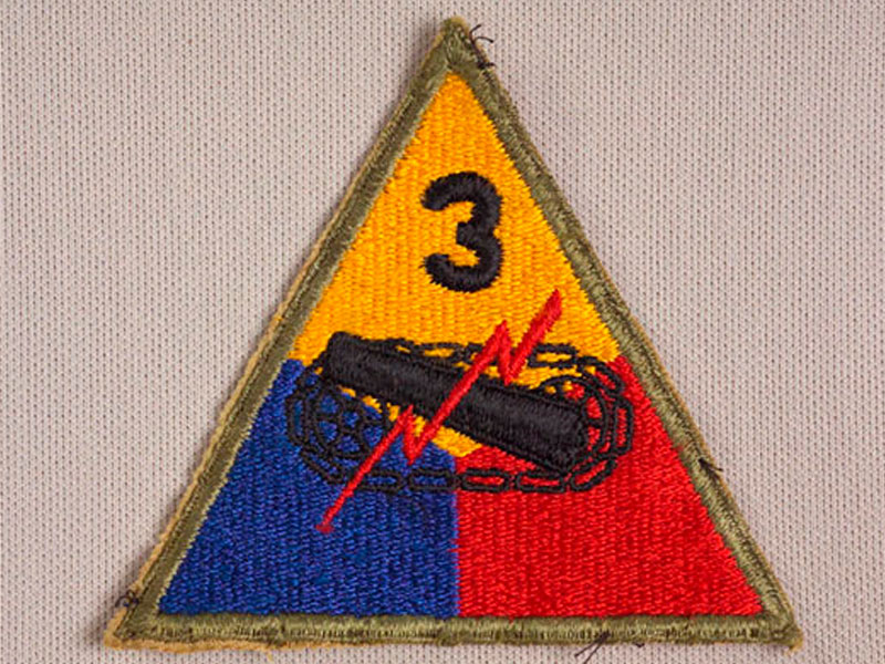 3d Armored Division, Shoulder Sleeve Insignia, Circa 1948