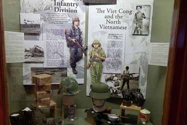 The Vietnam Gallery features a comparative equipment exhibit of the 1st Infantry Division soldier and his North Vietnamese adversary.