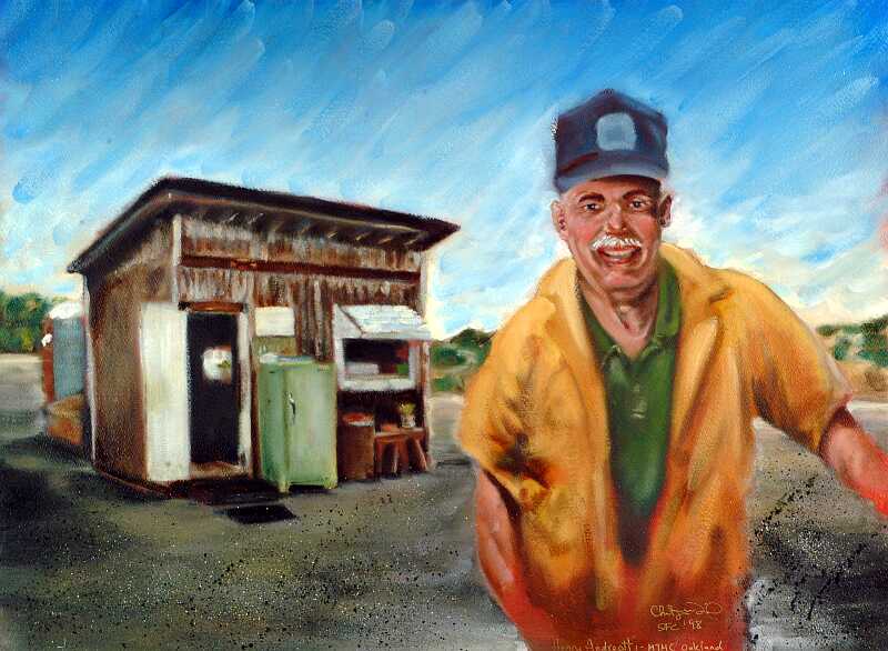 Henry Andreotti-Stevedore - (MTMC San Francisco, CA) 1999 - 18'x24' Oil