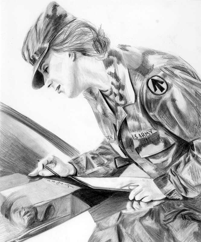 Henry Andreotti-Stevedore - (MTMC Bayonne, NJ) 1999 - 18'x24' Pencil